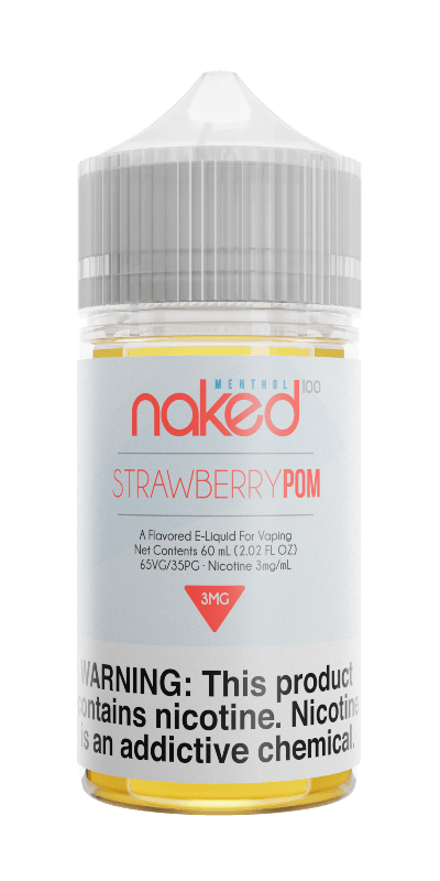Naked Menthol - Strawberry Pom (Brain Freeze) 60ML