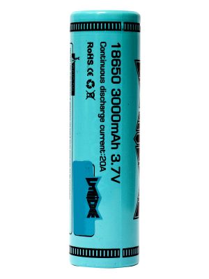 Lithicore Battery - Baby Blue 18650 - 3000mah